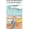 Couverture livre homme paysage